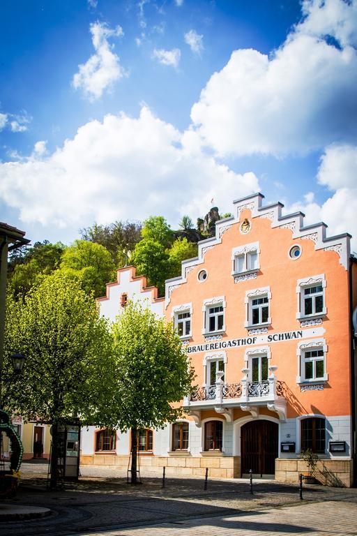 Gasthaus Schwan Riedenburg Exterior foto